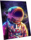 Миниатюра изображения товара Картина по номерам Флюид Космонавт арт 40x50 / SHR0537