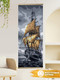 Миниатюра изображения товара Картина по номерам Флюид На поднятых парусах 35x88 / HRP0113