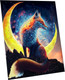Миниатюра изображения товара Картина по номерам Флюид Огненная лиса 40x50 / SHR0560