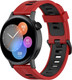 Миниатюра изображения товара Ремешок для умных часов Rumi Runner 22мм (красный/черный)
