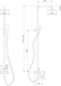 Миниатюра изображения товара Душевая система со смесителем Abber Weiss Insel AF8016FWL
