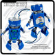 Миниатюра изображения товара Игрушка-трансформер Bondibon Самурай / ВВ6270 (синий)