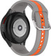 Миниатюра изображения товара Ремешок для умных часов Rumi Sport Line для Samsung Galaxy 4/5/6/7/FE (серый/оранжевый)