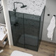 Миниатюра изображения товара Душевой уголок Grossman Galaxy 140х100х195 / 120.K33.01.1410.21.10 (черный матовый/тонированное стекло)
