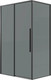 Миниатюра изображения товара Душевой уголок Grossman Galaxy 140х100х195 / 120.K33.01.1410.21.10 (черный матовый/тонированное стекло)