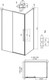 Миниатюра изображения товара Душевой уголок Grossman Galaxy 140х100х195 / 120.K33.01.1410.21.10 (черный матовый/тонированное стекло)
