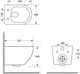 Миниатюра изображения товара Унитаз подвесной с инсталляцией Lauter Vortex 2110830 + TECE Kit 9400412 с кнопкой (хром)
