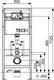 Миниатюра изображения товара Унитаз подвесной с инсталляцией Lauter Vortex 2110830 + TECE Kit 9400412 с кнопкой (хром)