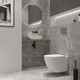 Миниатюра изображения товара Унитаз подвесной с инсталляцией Lauter Vortex 2110830 + GROHE Rapid SL 39504000 с кнопкой (округлая, хром)