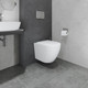 Миниатюра изображения товара Унитаз подвесной с инсталляцией Lauter Vortex 2110830 + GROHE Rapid SL 39504000 с кнопкой (округлая, хром)