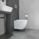 Миниатюра изображения товара Унитаз подвесной с инсталляцией Lauter Vortex 2110830 + GROHE Rapid SL 39504000 с кнопкой (округлая, хром)