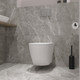 Миниатюра изображения товара Унитаз подвесной с инсталляцией Lauter Vortex 2110830 + GROHE Rapid SL 39504000 с кнопкой (округлая, хром)