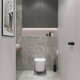 Миниатюра изображения товара Унитаз подвесной с инсталляцией Lauter Vortex 2110830 + GROHE Rapid SL 39504000 с кнопкой (округлая, хром)