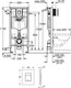 Миниатюра изображения товара Унитаз подвесной с инсталляцией Lauter Vortex 2110830 + GROHE Rapid SL 38772001 с кнопкой (прямоугольная, хром)