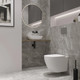 Миниатюра изображения товара Унитаз подвесной с инсталляцией Lauter Vortex 2110830+GROHE Rapid SL 38772001+37131000 с кнопкой (прямоугольная, хром)