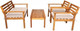 Миниатюра изображения товара Комплект садовой мебели National Tree Company Из акации / TP6015.0.2 (4 предмета)