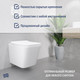 Миниатюра изображения товара Унитаз подвесной с инсталляцией Lauter Square 214903 + GROHE Solido 38811KF0 + GROHE 37131000 (прямоугольная, черный)