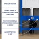 Миниатюра изображения товара Унитаз подвесной с инсталляцией Lauter Square 214903 с кнопкой 219704J (прямоугольная, черный)