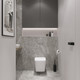 Миниатюра изображения товара Унитаз подвесной с инсталляцией Lauter Square 214903 + GROHE Rapid SL 38721001 (овальная, хром)