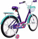 Миниатюра изображения товара Детский велосипед Tech Team Melody 18 / NN012357 (фиолетовый/бирюзовый, разобранный, в коробке)
