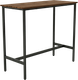 Миниатюра изображения товара Барный стол Gutta 100x115x51 (коричневый/черный)
