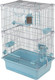 Миниатюра изображения товара Клетка для птиц ЕСО Тутти-2 / 46212бирюз-хром