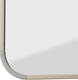 Миниатюра изображения товара Зеркало Saniteco L-aluminum 160x50 (бежевый)