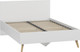Миниатюра изображения товара Полуторная кровать ЛофтМебель Олимпик 1400 / VR-00003261 (белый)