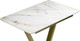 Миниатюра изображения товара Обеденный стол Woodville Бугун / 500006 (белый/золото)
