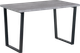 Миниатюра изображения товара Обеденный стол Notta Лота Лофт 120 25 мм / 489666 (бетон/черный матовый)