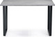 Миниатюра изображения товара Обеденный стол Notta Лота Лофт 120 25 мм / 489666 (бетон/черный матовый)