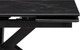 Миниатюра изображения товара Обеденный стол Woodville Бронхольм 140-200х80х77 / 532397 (черный мрамор/черный)
