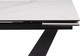 Миниатюра изображения товара Обеденный стол Woodville Кели 140-200х80х76 / 588010 (белый/черный)