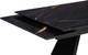 Миниатюра изображения товара Обеденный стол Woodville Хорсборо 140-200х80х79 / 588007 (обсидиан/черный)