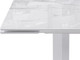 Миниатюра изображения товара Обеденный стол Woodville Монерон 200-260х100х77 / 553541 (белый мрамор/белый)