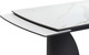 Миниатюра изображения товара Обеденный стол Woodville Готланд 160-220х90х79 / 553534 (белый мрамор/черный)