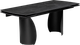 Миниатюра изображения товара Обеденный стол Woodville Готланд 180-240х90х79 / 553535 (черный мрамор/черный)