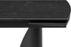 Миниатюра изображения товара Обеденный стол Woodville Готланд 180-240х90х79 / 553535 (черный мрамор/черный)