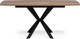 Миниатюра изображения товара Обеденный стол Woodville Палу / 551074 (дуб галифакс табак/черный)