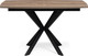Миниатюра изображения товара Обеденный стол Woodville Палу / 551074 (дуб галифакс табак/черный)
