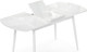 Миниатюра изображения товара Обеденный стол Woodville Бейкер 120-152х70х75 / 551080 (белый)