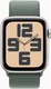 Миниатюра изображения товара Умные часы Apple Watch SE GPS 44mm / MXEW3 (звездный свет, зеленый плетеный ремешок)