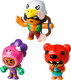 Миниатюра изображения товара Набор фигурок коллекционных Brawl Stars Роза, Бо и Нита / BRW2020А