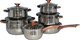 Миниатюра изображения товара Набор кухонной посуды Kaisa Villa KV-6602