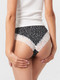 Миниатюра изображения товара Комплект женских трусов Mark Formelle 412538-3 (р.90, листики на черном)