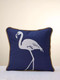 Миниатюра изображения товара Чехол на подушку Arya Flamingo / 8680943255501 (белый/темно-синий)