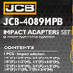 Миниатюра изображения товара Набор адаптеров слесарных JCB 4089MPB (61069)