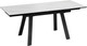 Миниатюра изображения товара Обеденный стол ТриЯ Дэкстон Тип 1 / 264172 (черный муар/керамика матовая белый мрамор)
