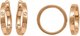Миниатюра изображения товара Серьги из розового золота Кристалл CQ07800226773
