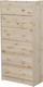 Миниатюра изображения товара Комод Dipriz Раст 6 ящиков высокий с перегородками / Д.20060.7 (без отделки)